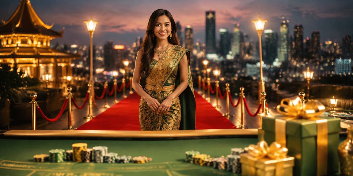 Permainan baccarat gaya Malaysia di Sarawak dalam kasino langsung